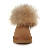 UGG Mini Fox Fur Chestnut