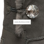 UGG Bailey Button Bling Grey