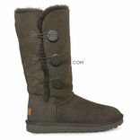 UGG Bailey Button Triplet Chocolate
