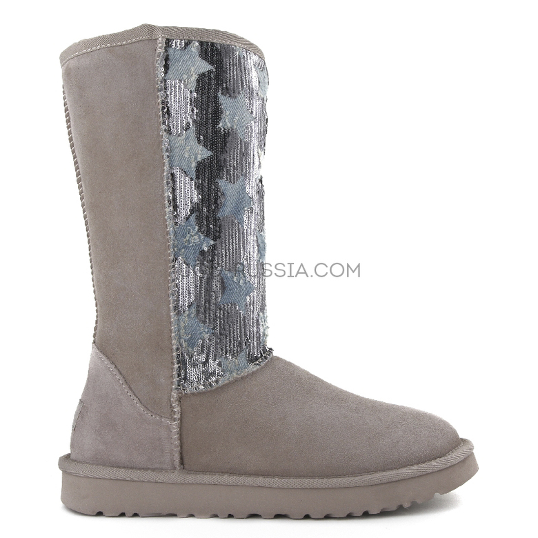 UGG Tall Shabby Star Grey