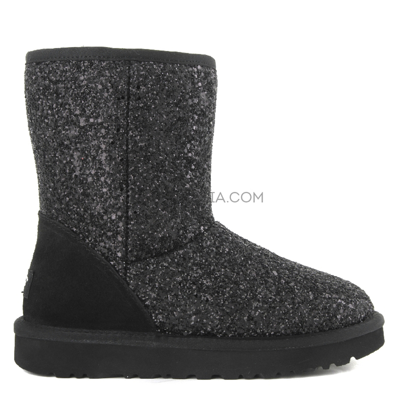 UGG Classic Short Stardust Black