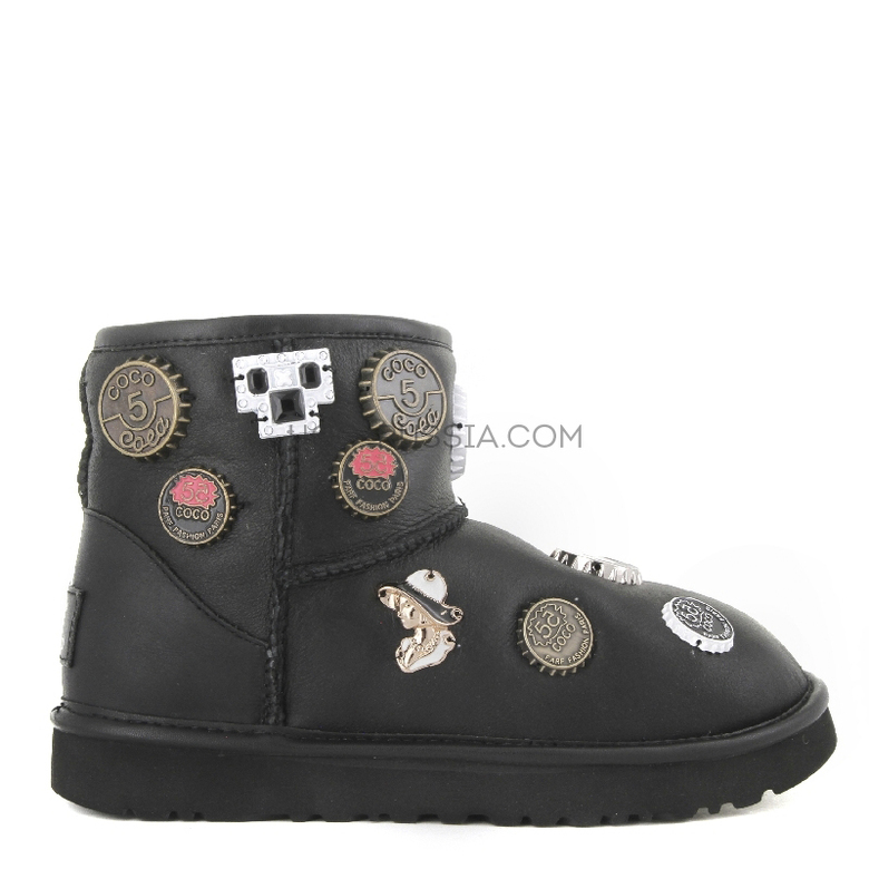 UGG Jimmy Choo Mini Coco Chanel Black