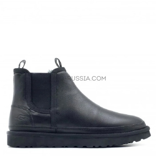 Chelsea Black Leather