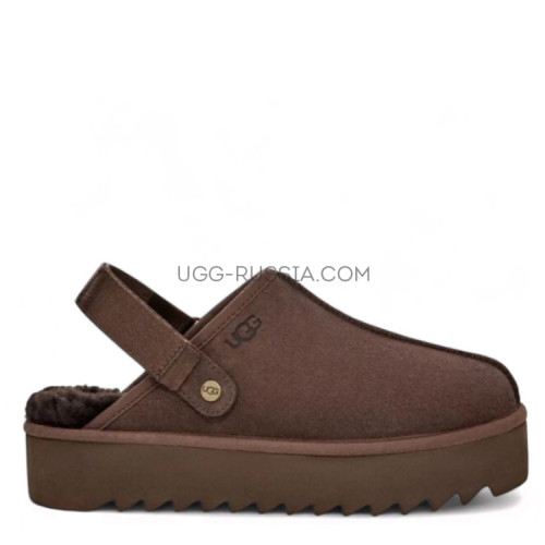 Goldenstar Clog Platform Chocolate