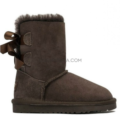 Kids Bailey Bow Chocolate