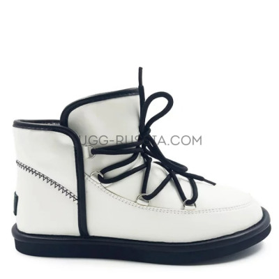 Levy White Leather