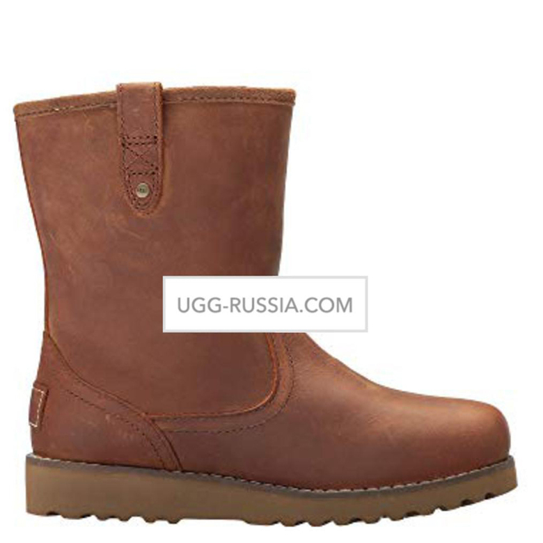 UGG Kids Redwood Waterproof Suede Chestnut