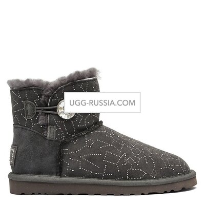Bailey Button Mini Constellation Bling Grey