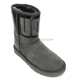 Classic Short Rubber Boot Grey