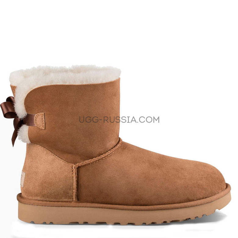 UGG Mini Bailey Bow Chestnut