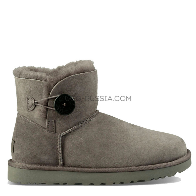 UGG Bailey Button Mini Grey