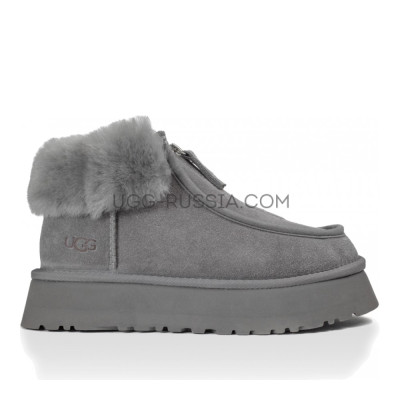 Funkette Platform Boots Grey