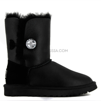 Bailey Button Bling Metallic Black