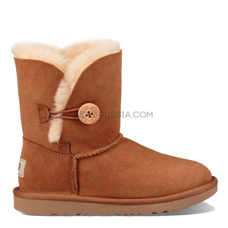 UGG KIDS Bailey Button Chestnut