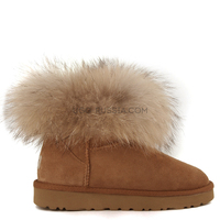 Mini Fox Fur Chestnut