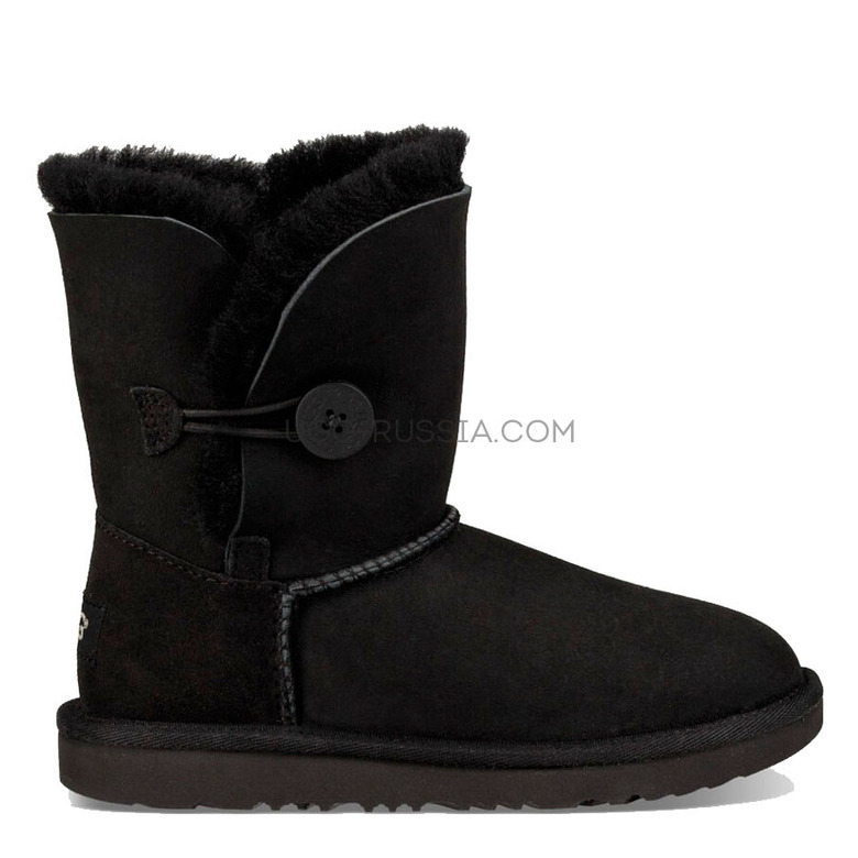 UGG KIDS Bailey Button Black
