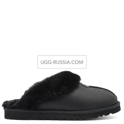 Slipper Scufette Metallic Black