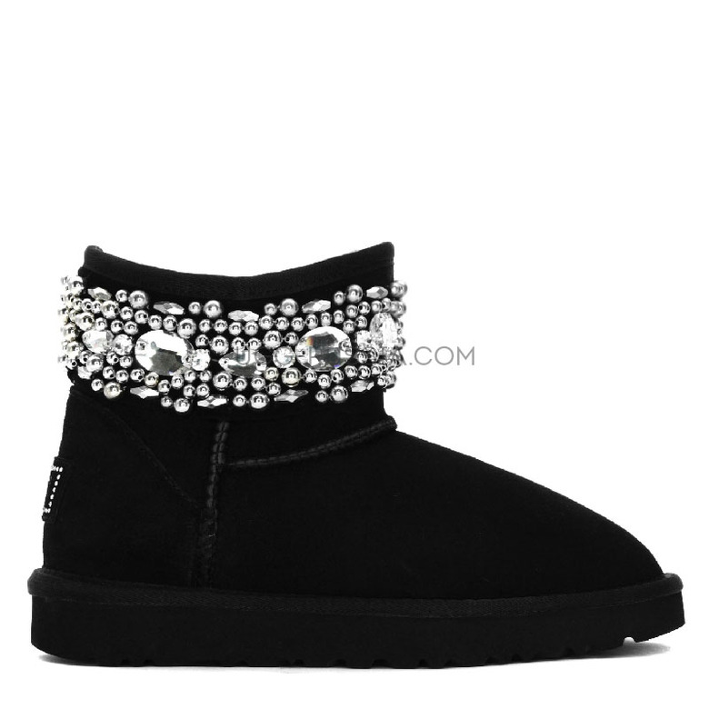 UGG Jimmy Choo Multicrystal Black