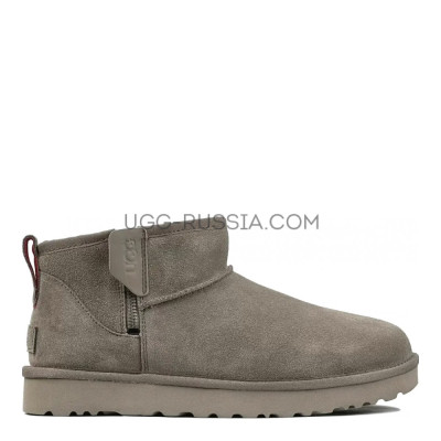 Mens Classic Ultra Mini Zip Boot Smoke