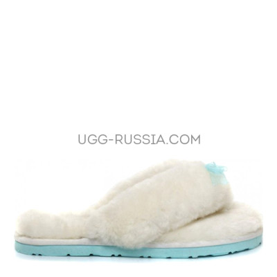 Fluff Flip Flop White
