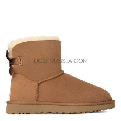 Bailey Bow Mini Medallion Chestnut
