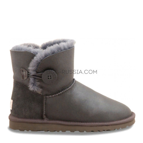 Bailey Button Mini Metallic Grey