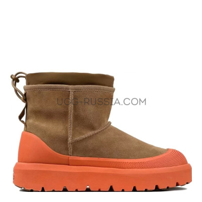 Mens Classic Mini Weather Hybrid Orange