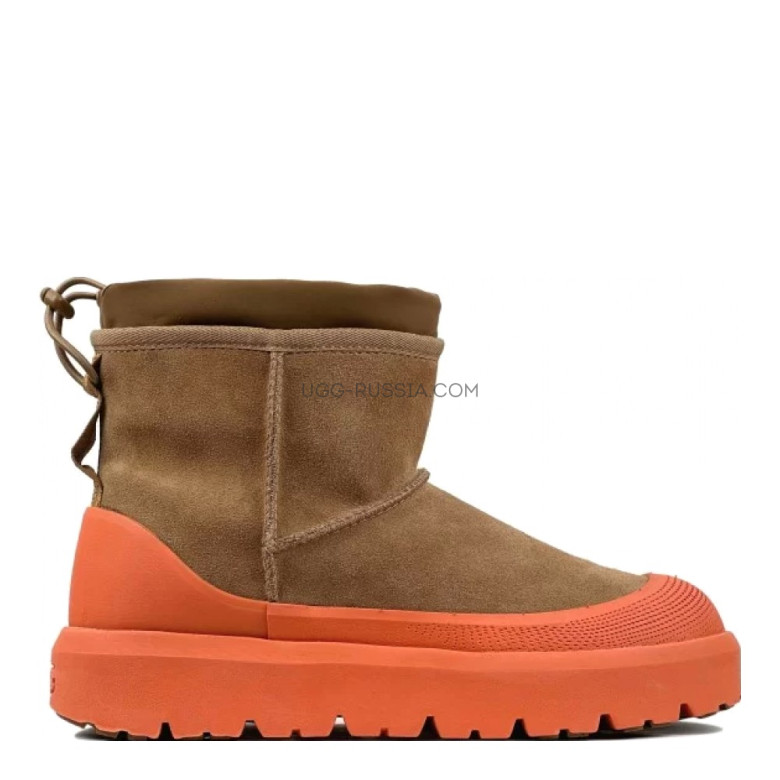 UGG Mens  Classic Mini Weather Hybrid Orange