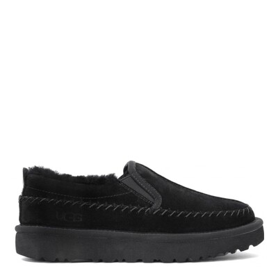Mens Stitch Slip On Black