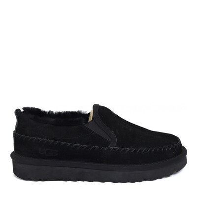 Stitch Slip On Black Metal
