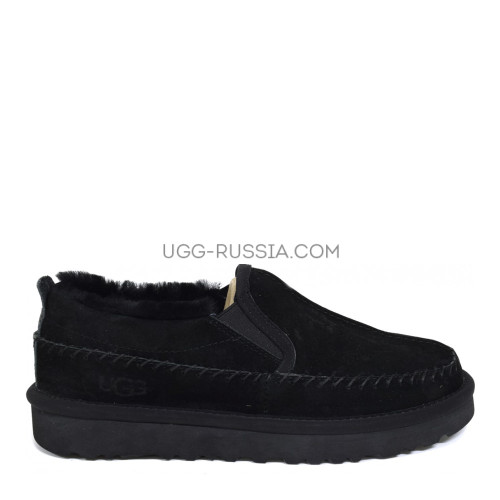 Stitch Slip On Black Metal
