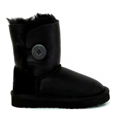 Kids Bailey Button Metallic Black