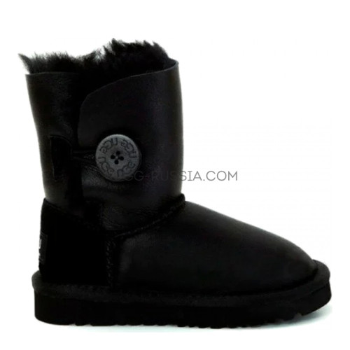 Kids Bailey Button Metallic Black