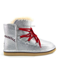 Jimmy Choo Louge Leather Silver Mini 
