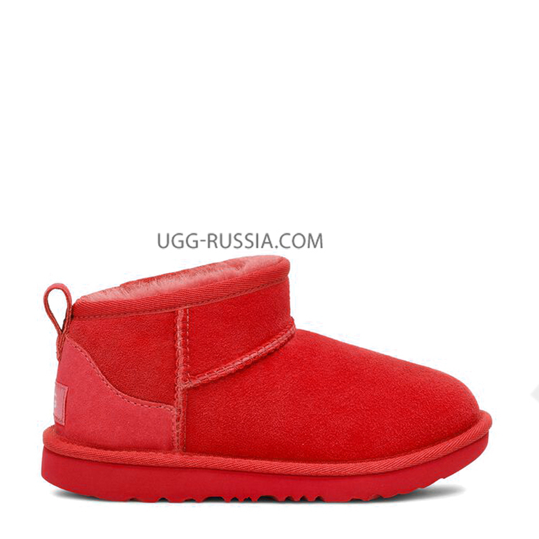 UGG Kids Classic Ultra Mini Samba Red