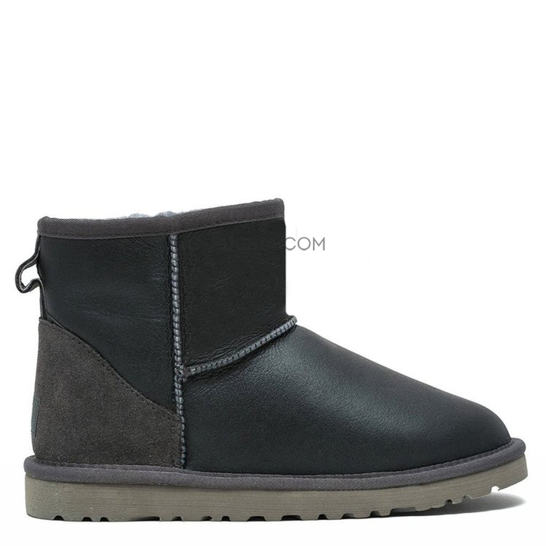 UGG MENS Classic Mini Metallic Grey