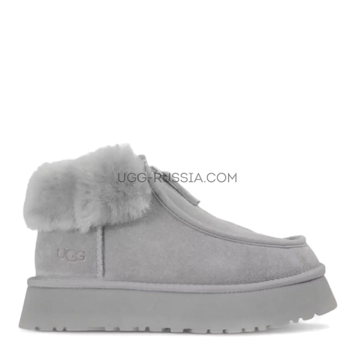 Funkette Platform Boots Grey Violet