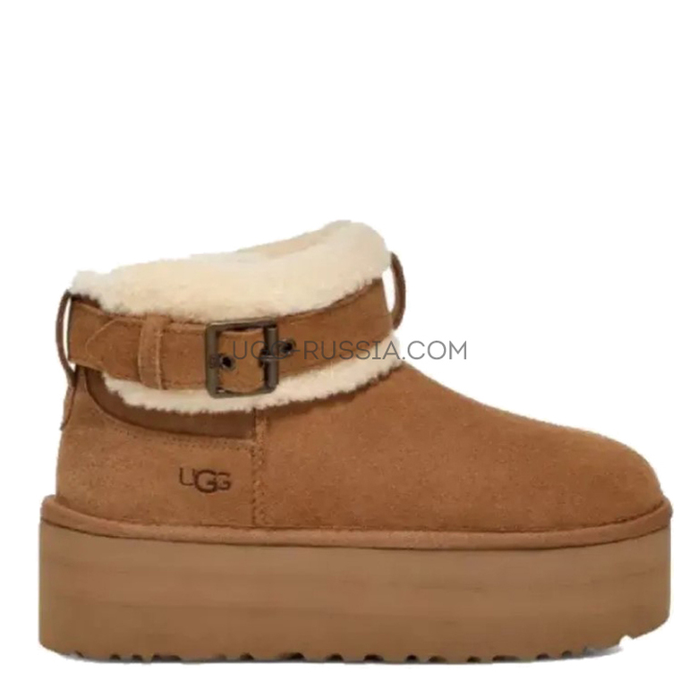 UGG Ultra Mini Belted Roller Chestnut