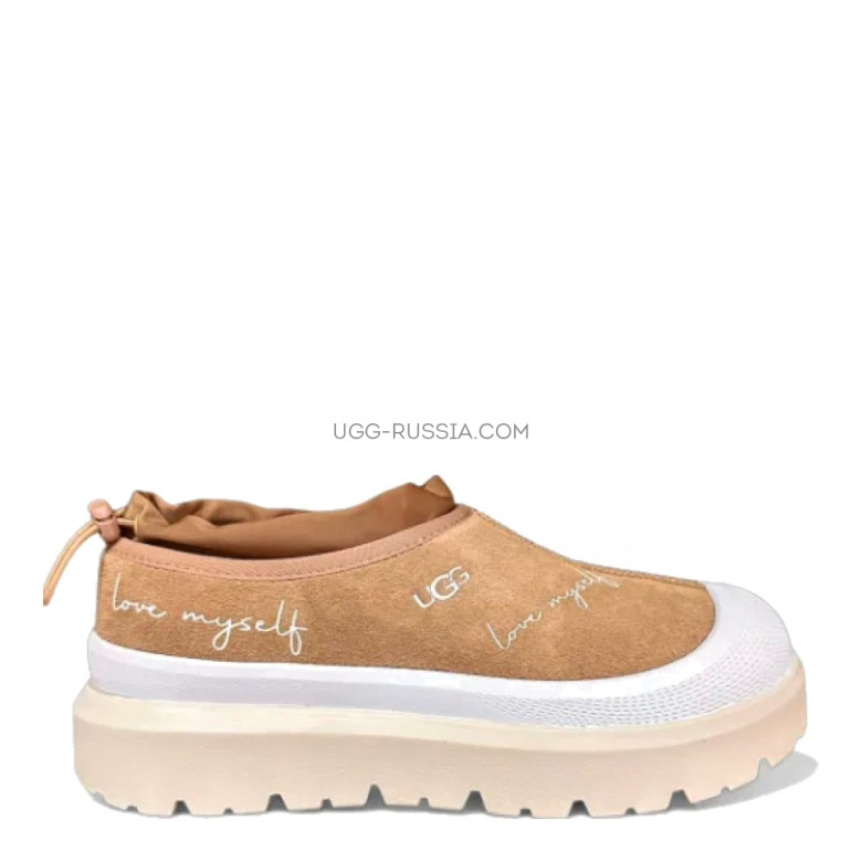 UGG Mens Tasman Hybrid Love Myself White