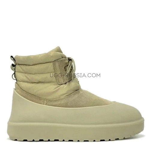 Classic Mini Lace-up Sand Olive