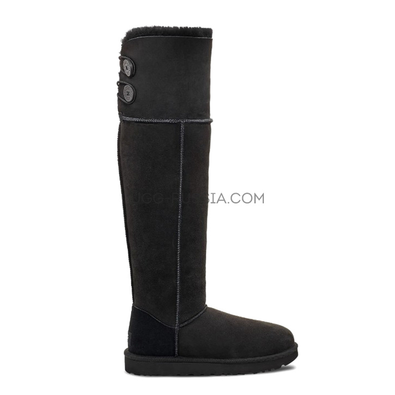 UGG Over The Knee Bailey Button 2 Black