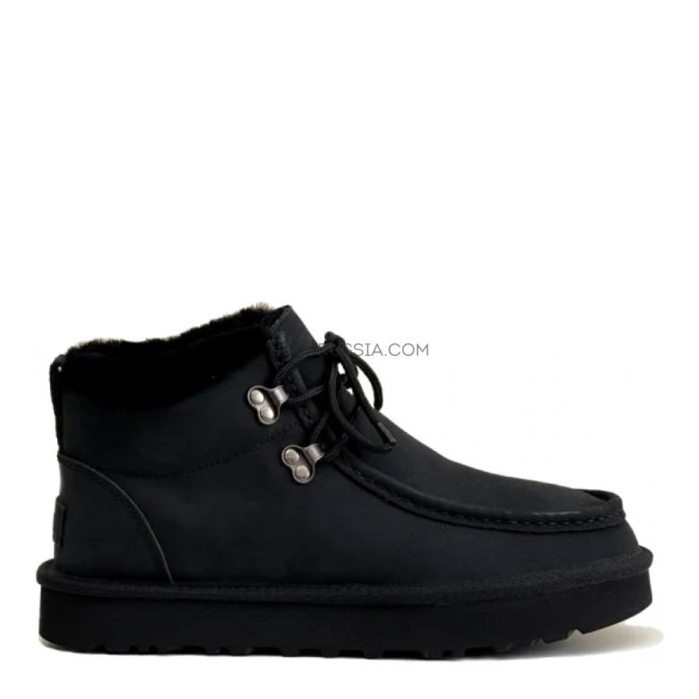 UGG Mens Ambush Woven Boot Black