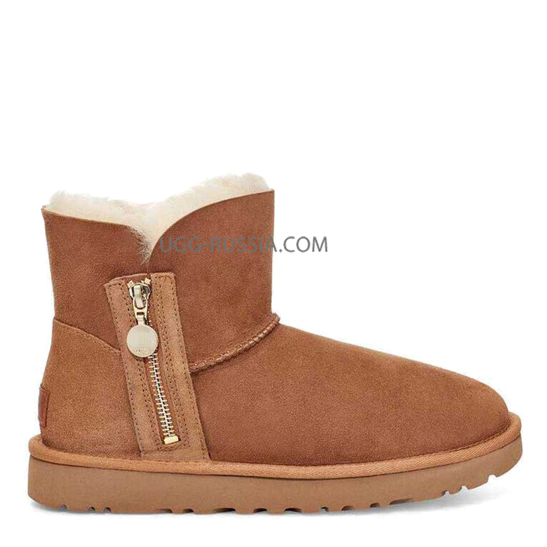 UGG Bailey Zip Mini Chestnut