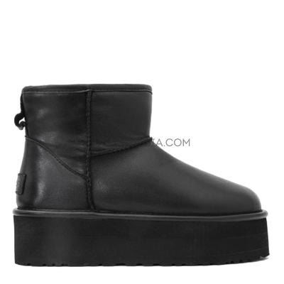 Classic Mini Platform Leather