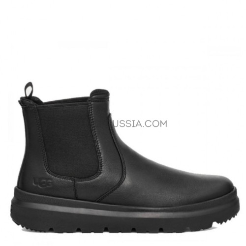 Men's  Burleigh Chelsea Leather Black