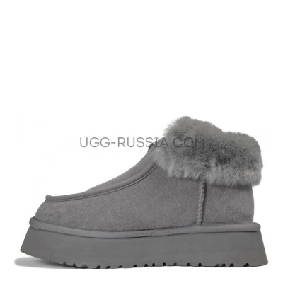 Funkette Platform Boots Grey