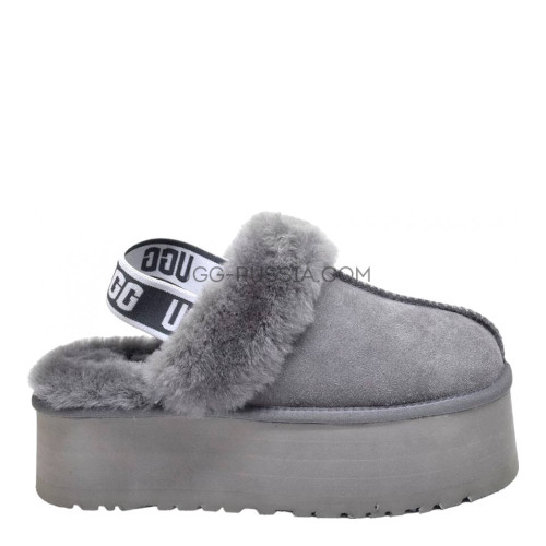 Funkette Suede Platform Grey