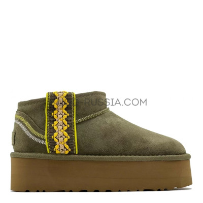 Classic Ultra Mini Braid Platform Burnt Olive