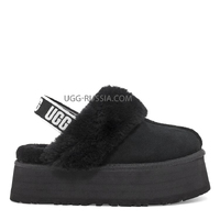 Funkette Suede Platform Black