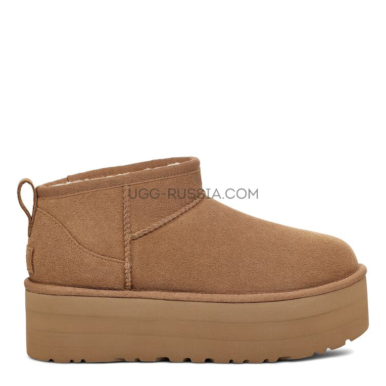 UGG Classic Ultra Mini Platform Chestnut